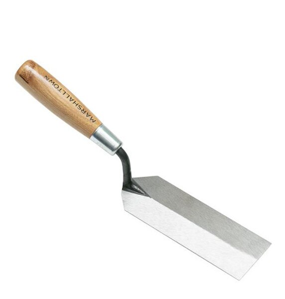 Img of Margin Trowel Wood Handle 6 x 2"